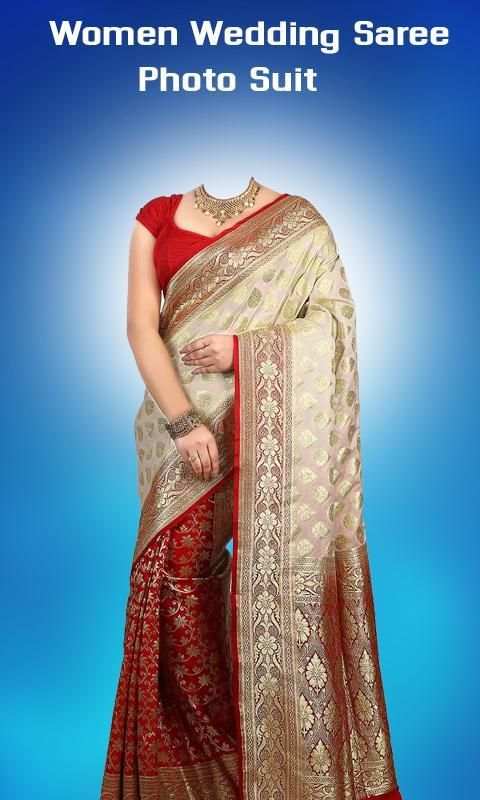 Women Wedding Saree Photo Suit screenshot 5