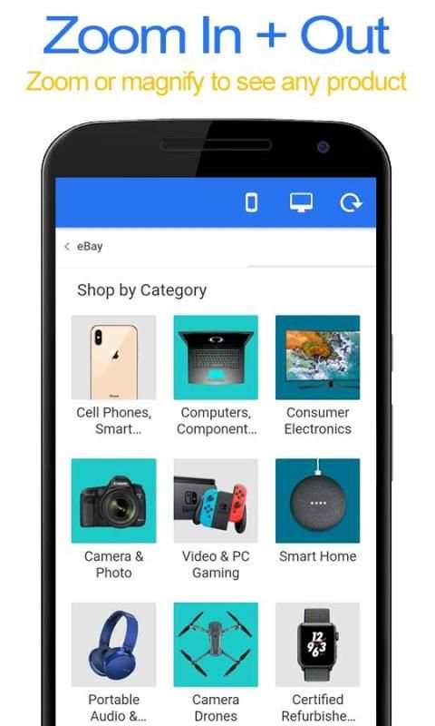 FullScreen Tablet for eBay screenshot 1