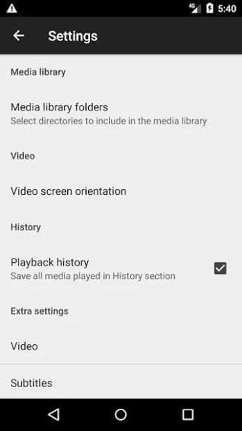 Media Player for Android screenshot 2