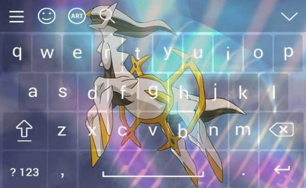 Legendary Pokemon Keyboard скриншот 1
