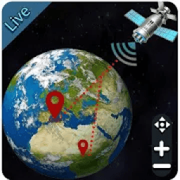 ikon Earth Map Live 2018 - GPS Voice Navigation Free