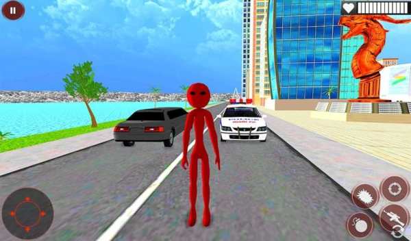 Stickman Monster Rope Hero: City Crime Simulator स्क्रीनशॉट 7