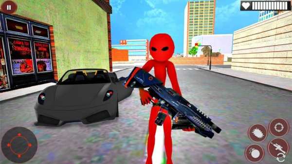Stickman Monster Rope Hero: City Crime Simulator स्क्रीनशॉट 20