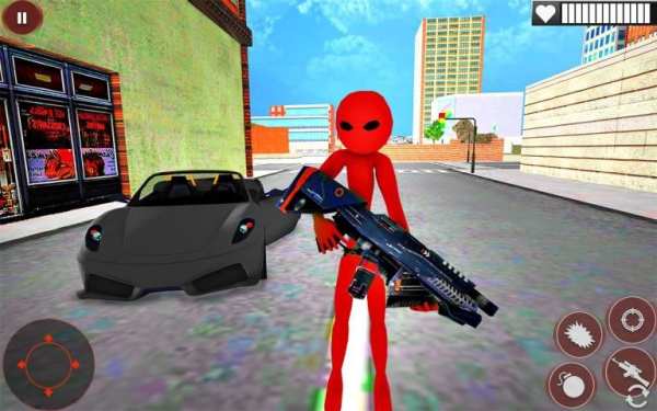 Stickman Monster Rope Hero: City Crime Simulator स्क्रीनशॉट 12