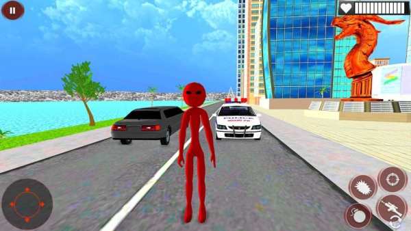 Stickman Monster Rope Hero: City Crime Simulator स्क्रीनशॉट 23