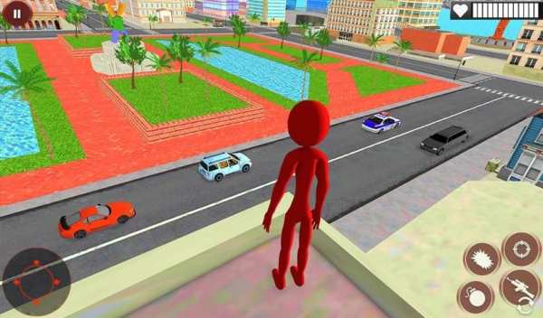 Stickman Monster Rope Hero: City Crime Simulator स्क्रीनशॉट 5
