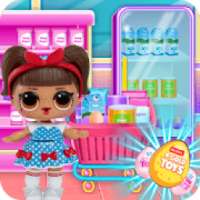 LOL Surprise Dolls Games Supermarket Shopping logo