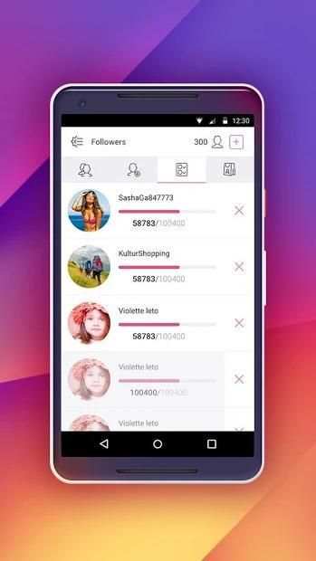 Likes and followers on Instagram screenshot 1