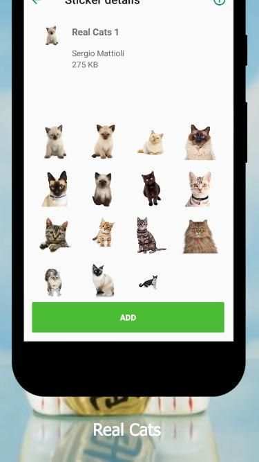 Cat Stickers For WhatsApp (WAStickerApps) screenshot 6