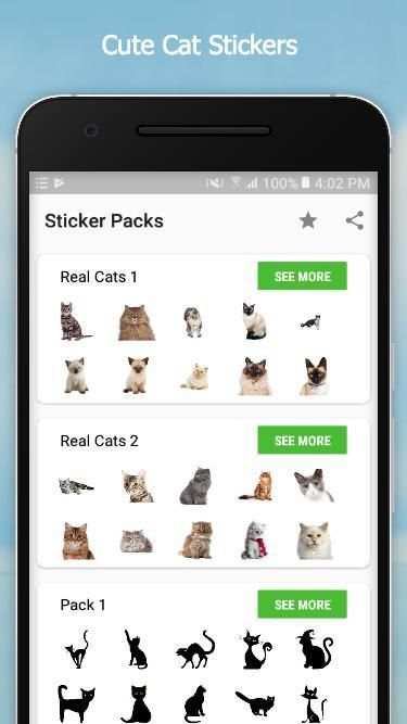 Cat Stickers For WhatsApp (WAStickerApps) screenshot 7