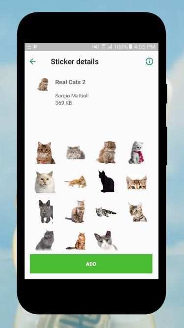 Cat Stickers For WhatsApp (WAStickerApps) screenshot 5