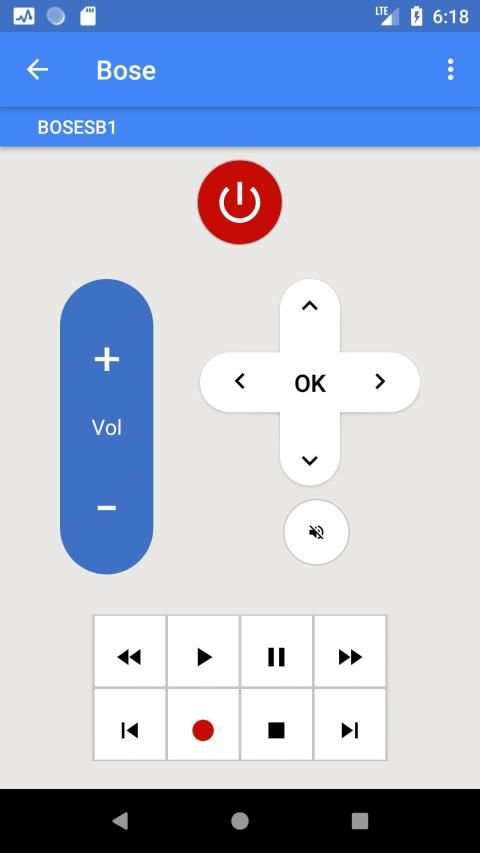 Bose Soundbar Remote screenshot 2