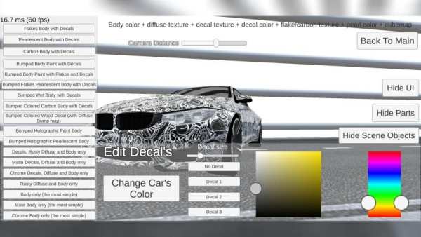 Realistic Car Shaders - Mobile (Unity Asset Demo) स्क्रीनशॉट 25
