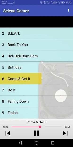 Selena Gomez songs MP3 screenshot 2