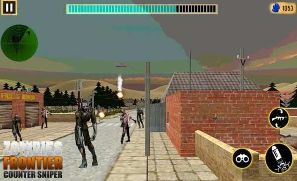 Zombies Frontier Counter Sniper Combat screenshot 1