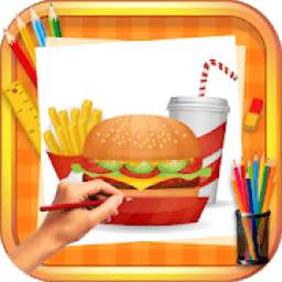 Learn to Draw Fast Food Snacks