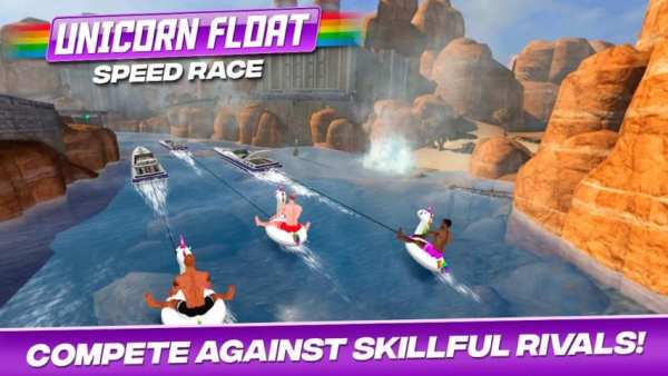 Unicorn Float Speed race screenshot 2