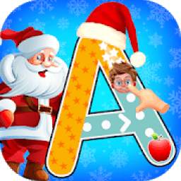 Trace Alphabets & Number With Santa - ABC & 123