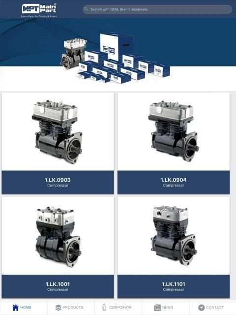 MPT Main Part Air Brake Compressors screenshot 2
