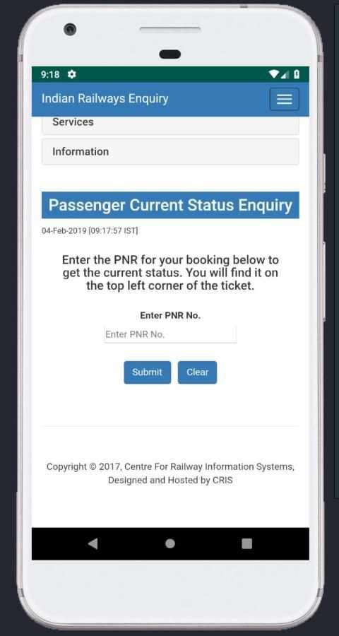 PNR Enquiry screenshot 7
