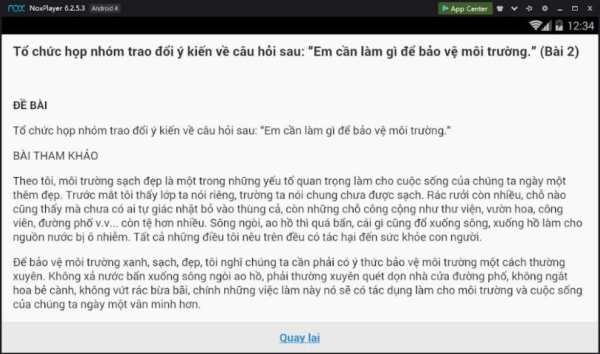 Văn mẫu lớp 4 offline screenshot 2