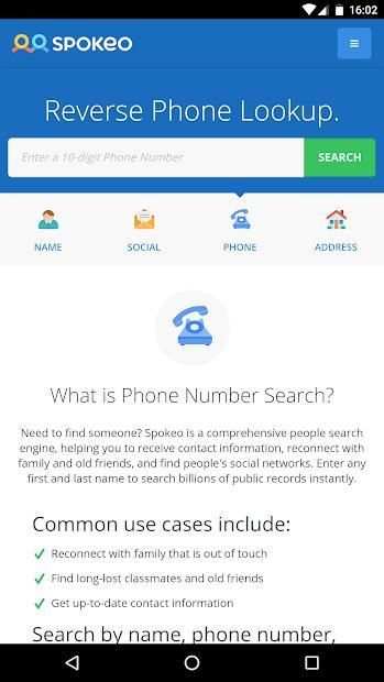 Spokeo People Search screenshot 2