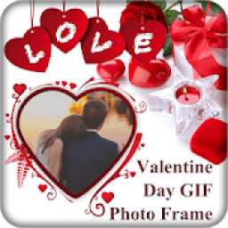 Valentine GIF Photo Frame आइकन