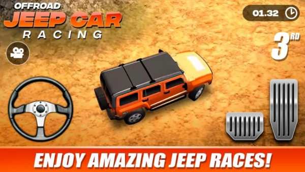 Offroad Jeep Car Racing स्क्रीनशॉट 1