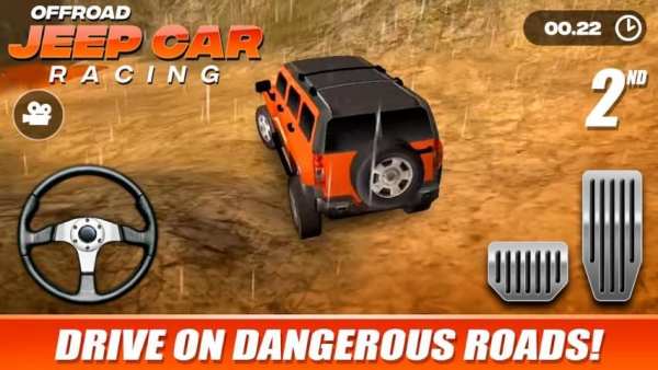 Offroad Jeep Car Racing स्क्रीनशॉट 2