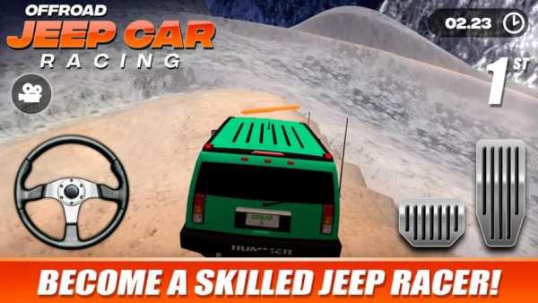 Offroad Jeep Car Racing स्क्रीनशॉट 3