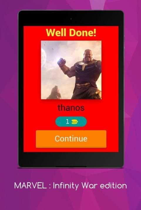 MARVEL : Infinity War edition screenshot 6