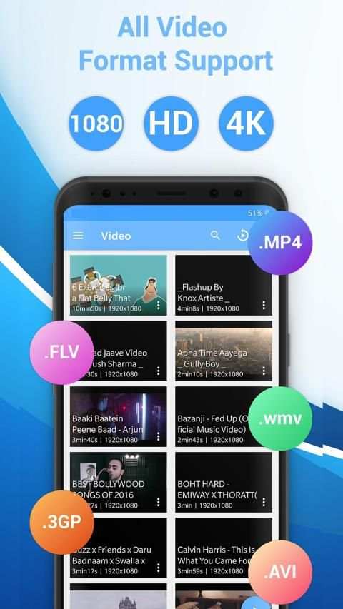 Full HD Video Player - Super HD 4K Video Player स्क्रीनशॉट 15