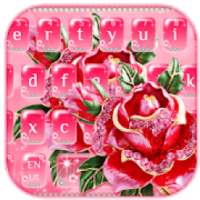Pink Diamond Roses Keyboard