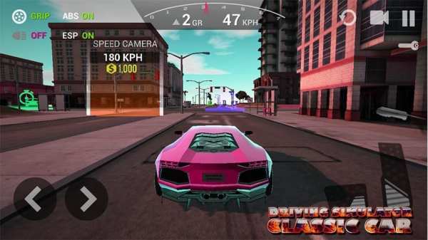Basic Driving Simulator - Classic Car स्क्रीनशॉट 2