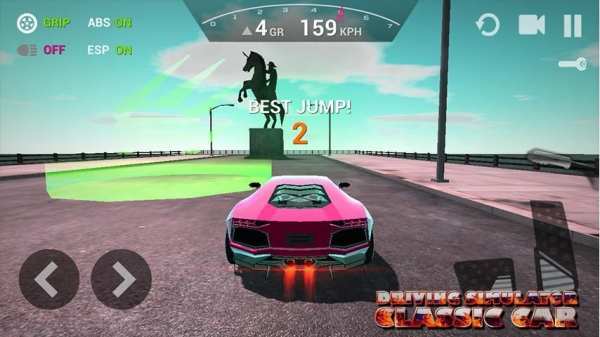 Basic Driving Simulator - Classic Car स्क्रीनशॉट 4