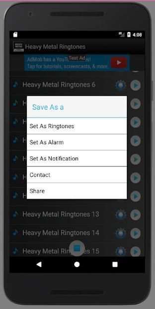 Heavy Metal Ringtones screenshot 1