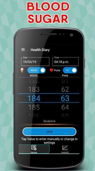 Health Monitor: Blood Pressure, Sugar, Temperature screenshot 2