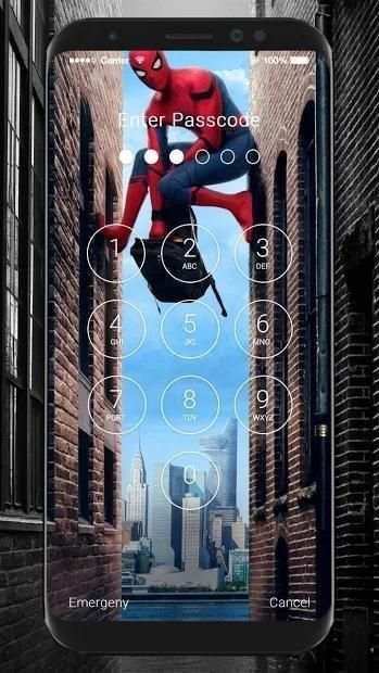 Spider-Man Wallpapers HD Lock Screen screenshot 1