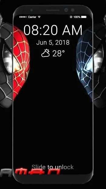 Spider-Man Wallpapers HD Lock Screen screenshot 4