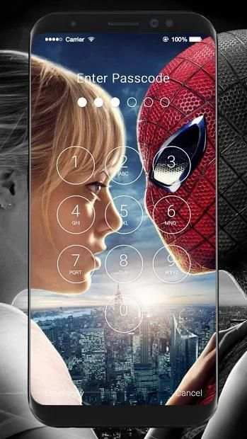 Spider-Man Wallpapers HD Lock Screen screenshot 5