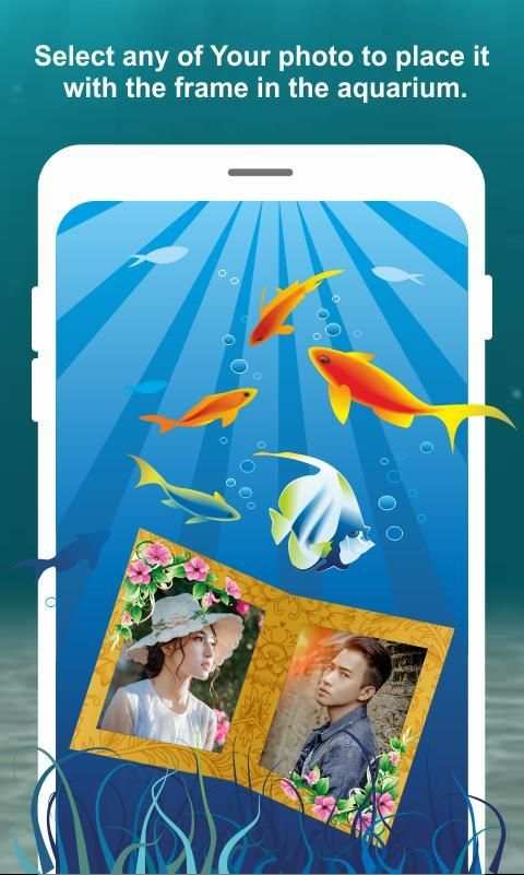 Dual Photo Aquarium Wallpaper स्क्रीनशॉट 3