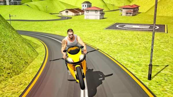 Flying Moto Racer 3d स्क्रीनशॉट 10