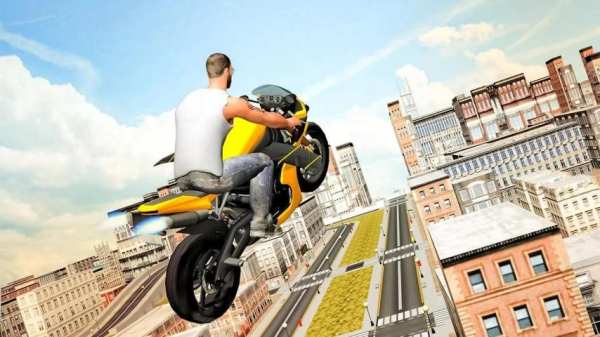Flying Moto Racer 3d स्क्रीनशॉट 25