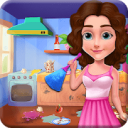 Mommy Cleaning Super House icon