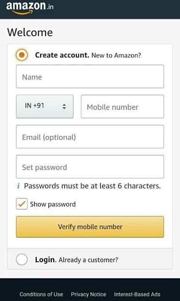Amazon online shopping स्क्रीनशॉट 2