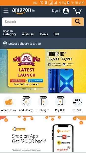 Amazon India screenshot 5