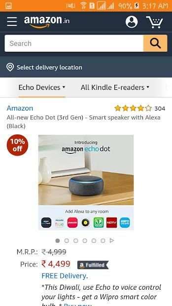 Amazon India स्क्रीनशॉट 3