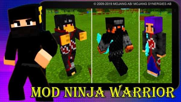 Mod Ninja Warrior MCPE screenshot 2
