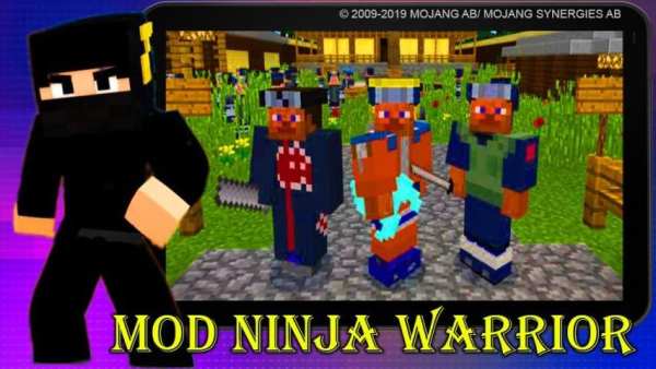Mod Ninja Warrior MCPE screenshot 1