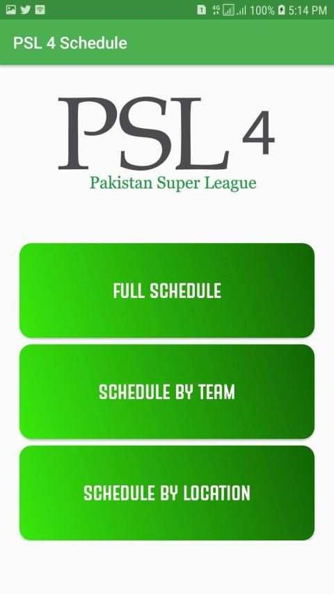 PSL 4 - Match Schedule & Live Score - PSL 2019 screenshot 4